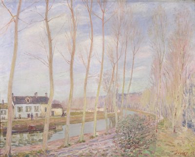 The Loing Canal, 1892 by Alfred Sisley